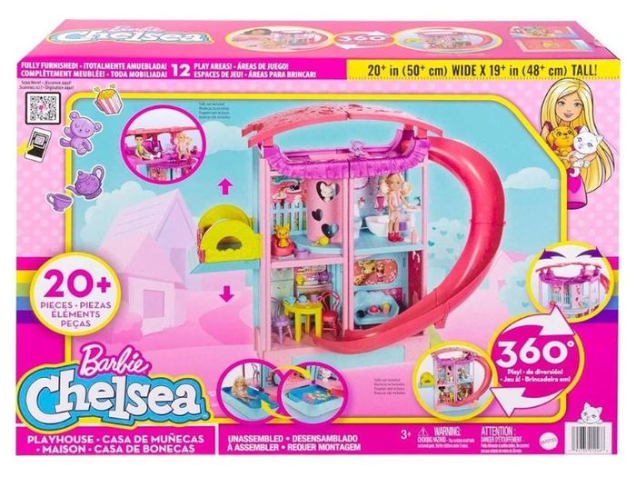 BNIB Barbie Chelsea Playhouse