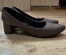 Brown Block Heels