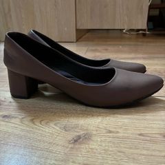 Brown Block Heels