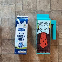 rare Roger Selden Ritzenhoff Rare Milk Container with Removable Top good condition