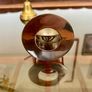 Unusual Antique Silver Plate Table Tea Strainer with Drip Bowl 1900s Image 4