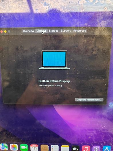 Apple MacBook Pro a1398 Retina 15.4" Mid 2015 256GB SSD 16GB Ram 2.5GHz Core i7 macOS Monterey (Battery Cycle: 845)