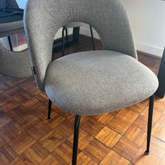 6 kove home fabric chairs (dining) 50e all together