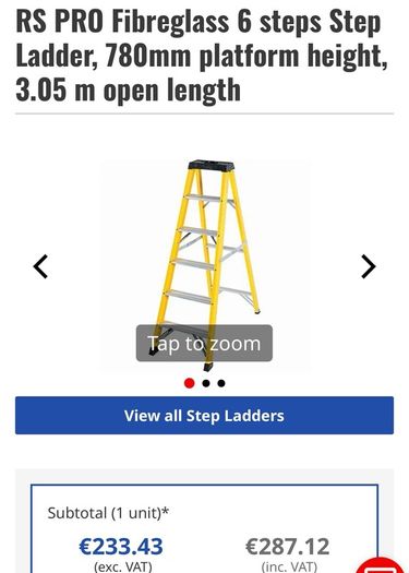 Washer and ladders