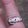 Vintage Irish Sterling Silver Buckle Ring Image 4