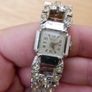 Vintage 1940's Ladies Berco De Luxe 17 rubis cocktail Manual Wind Up watch Swiss made (works well) Image 8