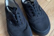 Black Old Skool Vans, Size UK 2