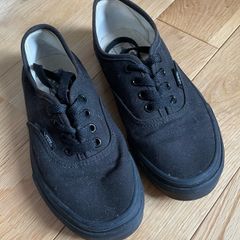 Black Old Skool Vans, Size UK 2