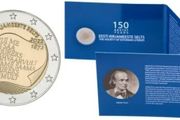 Estonia 2 Euro Commemorative Coin 2022 - Estonian Literary Society. Coincard. BU