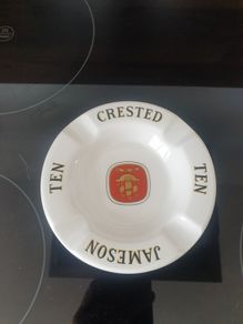 Crested Ten Ashtray Arklow Pottery