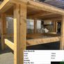Heavy Duty Wooden Work Bench 244cm Workshop Table Image 3