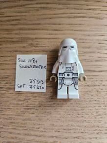 lego sw1181 snowtrooper, set 75313, 75320