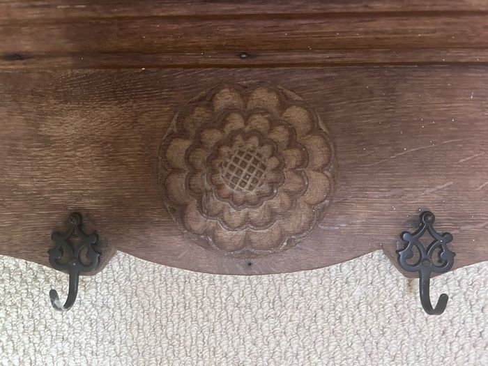 Vintage French ledge solid wood