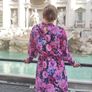 Dress with frills and a tie Image 3