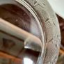 Vintage ARC Arcoroc France Scalloped Textured Leaf Design Glass Fruit Salad Bowl Image 7