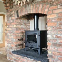 Henley Druid 14 Double Sided Multi Fuel Stove