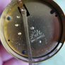 Vintage 1950s Retro Miniature German Wintermantle Ceramic Dial Wall Clock ca. 1950 (in working order) Image 8