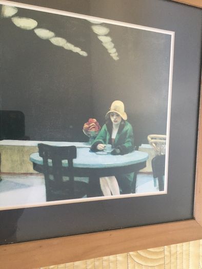 Print - Edward Hopper, Automat
