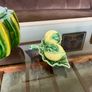 Vintage Collectable Portuguese Lemon Salt and Pepper Shakers Bordallo Pinheiro Image 8
