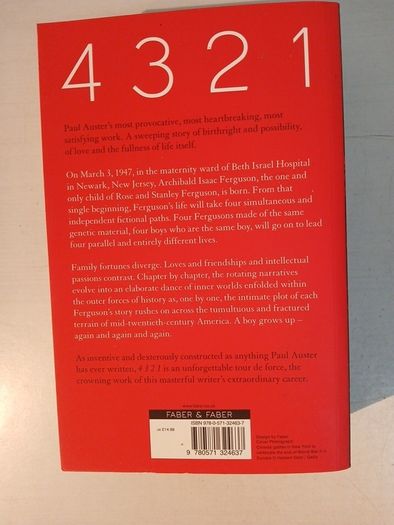 4321 by Paul Auster