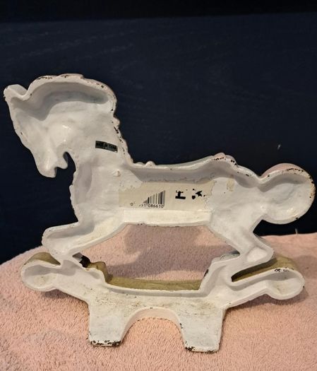 Vintage Die-cast rocking horse door stop