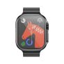 HOCO Y12 Ultra Smart Watch Sleek Black Colour with Black Strap Loop - Large. Fitness Tracker, Precision GPS, Action Button, Extra-Long Battery Life, 1.96" Brighter Retina Display Image 2