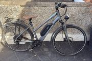 carrera electric bike no charger wheel flat
