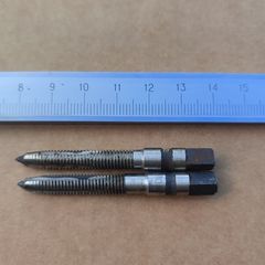 IN STOCK. Lot of 2 USSR M6 Fluteless Forming Taps NOS Soviet HSS R6M5 Roll Taps 64mm.