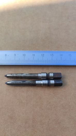 IN STOCK. Lot of 2 USSR M6 Fluteless Forming Taps NOS Soviet HSS R6M5 Roll Taps 64mm.