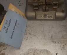 Rare Antique Camera Film Joiner with Pamphlets,