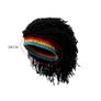 Rasta Wig Beanie Men's Caps Hip Hop Cap Handmade Crochet Winter Warm Hat Gorro Halloween Xmas Birthday Gifts Funny Party Wig Image 2