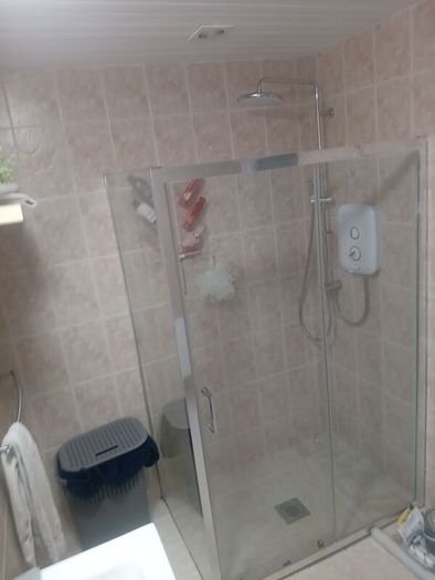 shower door and side panel