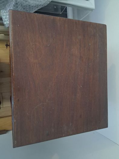 Pair of Mahogany Lockers