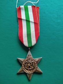 Original WWII British Italy Star Medal - 100% Authentic
