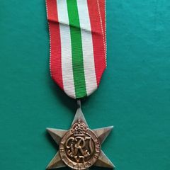Original WWII British Italy Star Medal - 100% Authentic