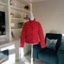Vero Moda Short Quilted Zip Jacket, Goji Berry Size S UK 8 / EU 36 Image 10