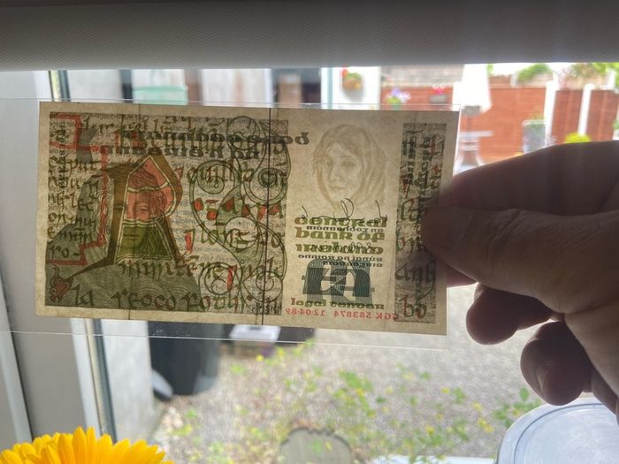 1 pound 1989 note