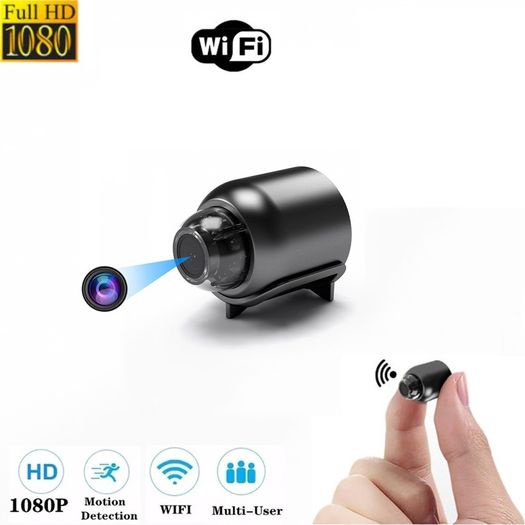 Wireless IP Camera Mini Wifi Surveillance Camera 1080P HD Home Night Vision Remote Monitoring 160 Wide Angle Micro Baby Monitor
