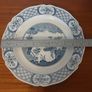 Fabulous Antique Blue and White 10.5 Inch Dinner Plate By Furnivals Limited, in the Popular "Old Chelsea" Pattern Circa 1915+ Image 9
