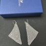 Swarovski Crystal Mesh Drop Earrings Image 3
