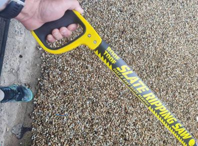 Slate ripping roof saw