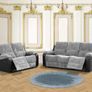 Reclining sofa with pull down drink console Image 3