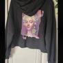 hoodie Zara black hoodie with logo detail medium Image 3