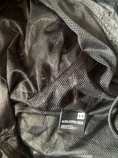under armour rain jacket hoodie size xxl