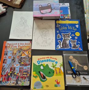 Books and Art supplies
