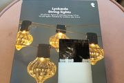 Contemporary string 10 LED lights Indoor /outdoor