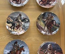 6 Franklin Mint limited edition collector plates