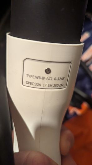EV charging cable