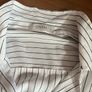 brand new oasis white navy pinstriped blouse Image 2