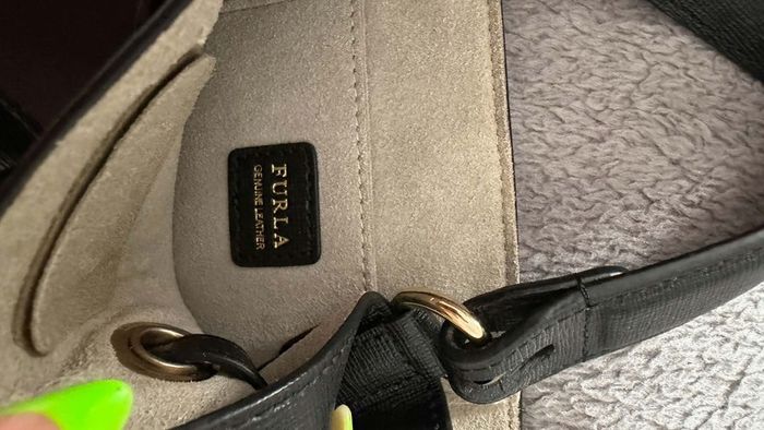 FURLA Leather bucket mini bag